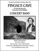 Fingal's Cave Concert Band sheet music cover